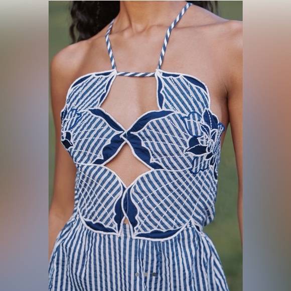 Anthropologie Celandine Hibiscus Dress - Picture 3 of 4